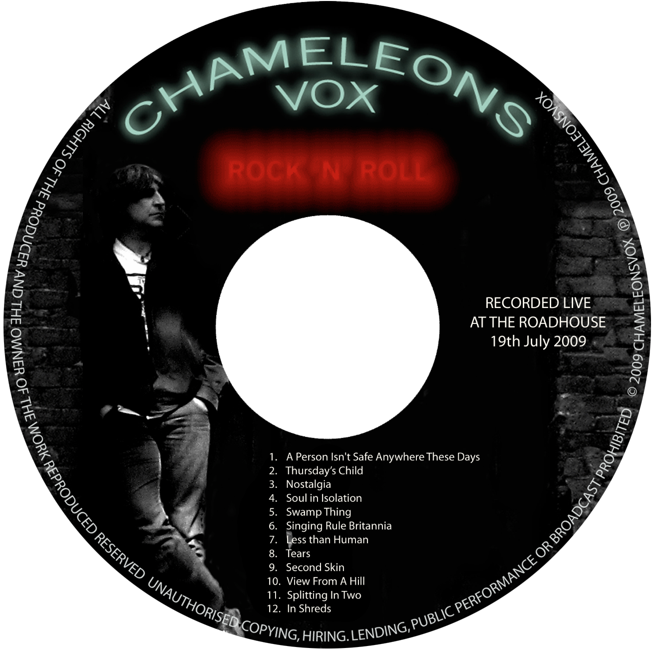 Chameleons Vox DVD Label